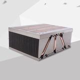 Composite structure heat pipe radiator