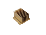 Gold-plated fin-type heat sink